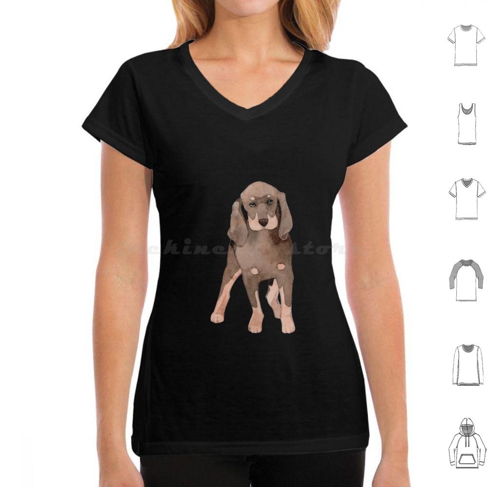 Cute Coonhound Puppy For Dog Lovers T Shirt 6xl Cotton Cool Tee Coonhound Dog Hound Redbone Coonhound Bluetick Coonhound Dogs