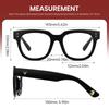 Cyxus 2026 Zodiac of the Auspicious Fashion Glasses with Blue Light and UV Unisex "Year Horse" Glasses, Protection, Stylish, (8153T01 Black)