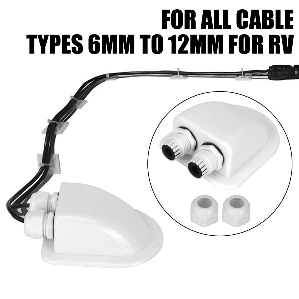 Organizér do auta RV Střešní solární propojovací krabice Koncentrátor Kabelová průchodka Krabice Držák kabelových konektorů Příslušenství pro jachty a karavany