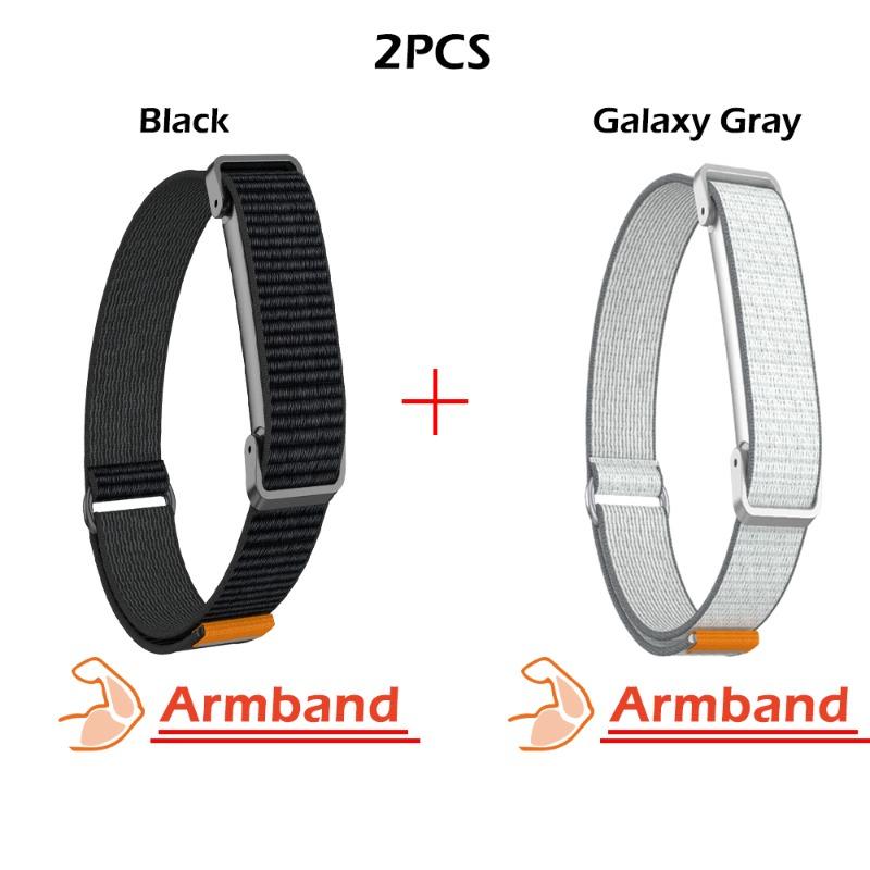 Bizepsband für Google Fitbit Air Band Neues gewebtes Nylon Fitness Tracker Ersatzarmband für Google Fitbit Air Strap