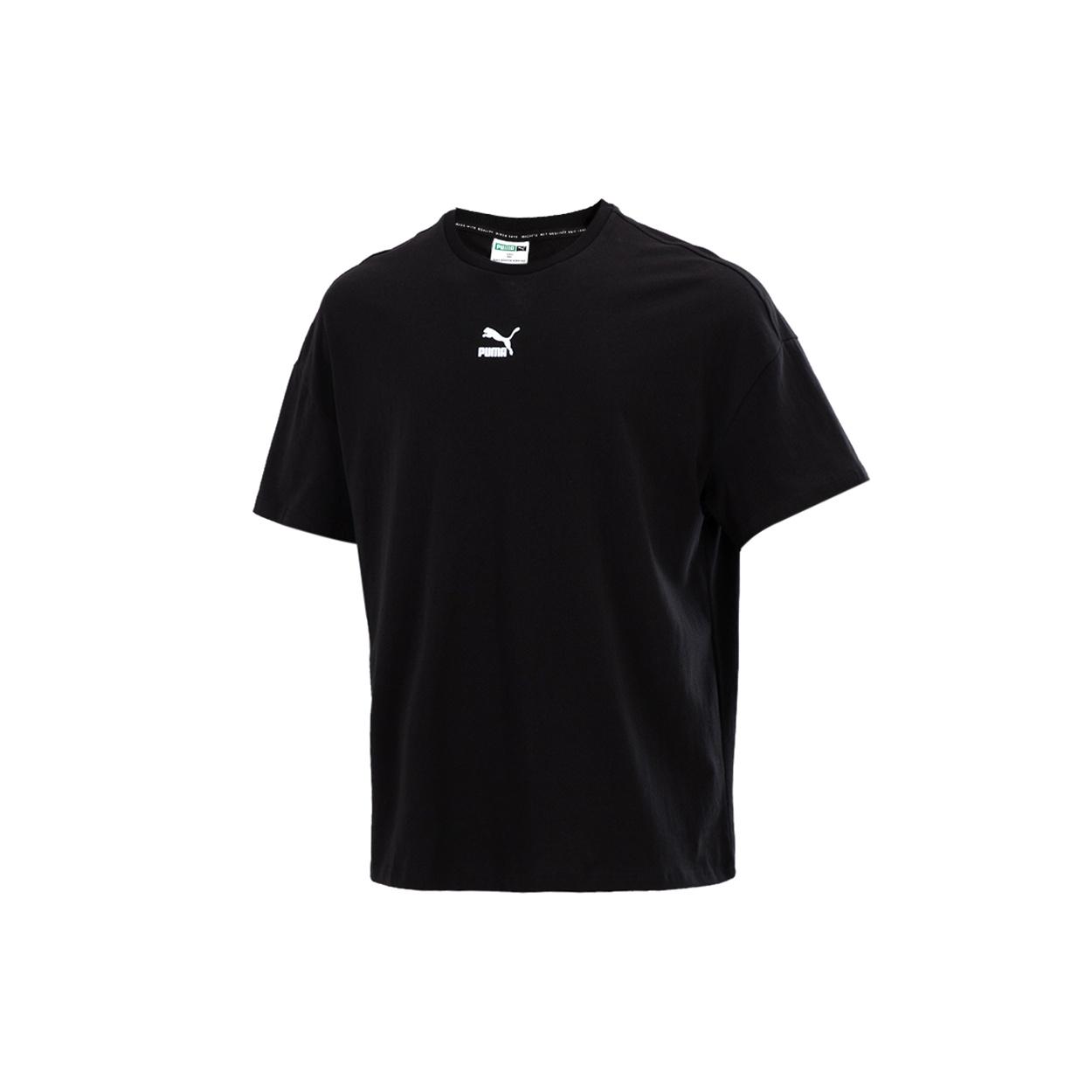 PUMA Sport Running TrainingWork OutFast DringBreathable Fabric Round NeckShort Sleeve Black Men s 533100-01 L