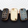 Auto-Shell für Renault Fluence Clio Megane Mercedes LADA Vesta Granta XRay Kalina Priora Limousine Sport 3 Tasten TPU-Schlüsseletui-Abdeckung
