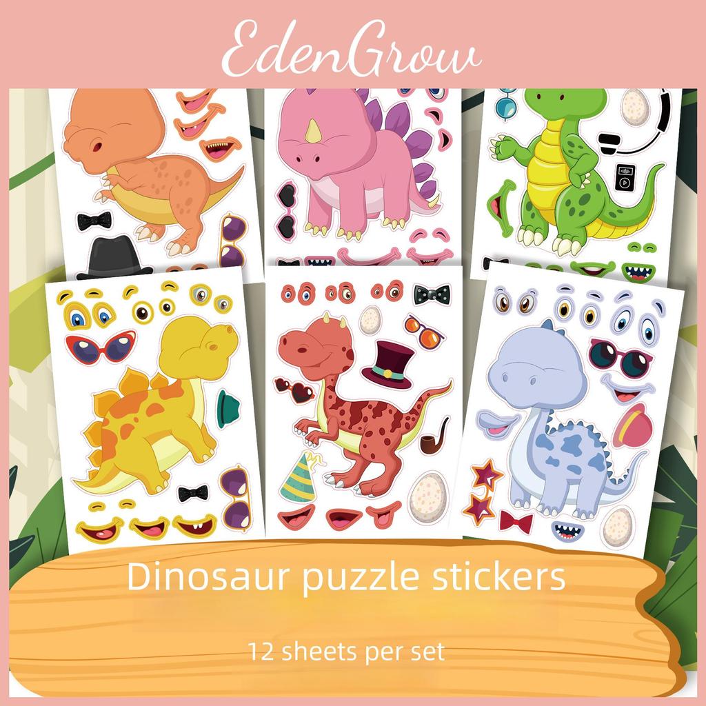 Adorable Dinosaur Themed Puzzle Activity For Family Bonding And Creative Fun