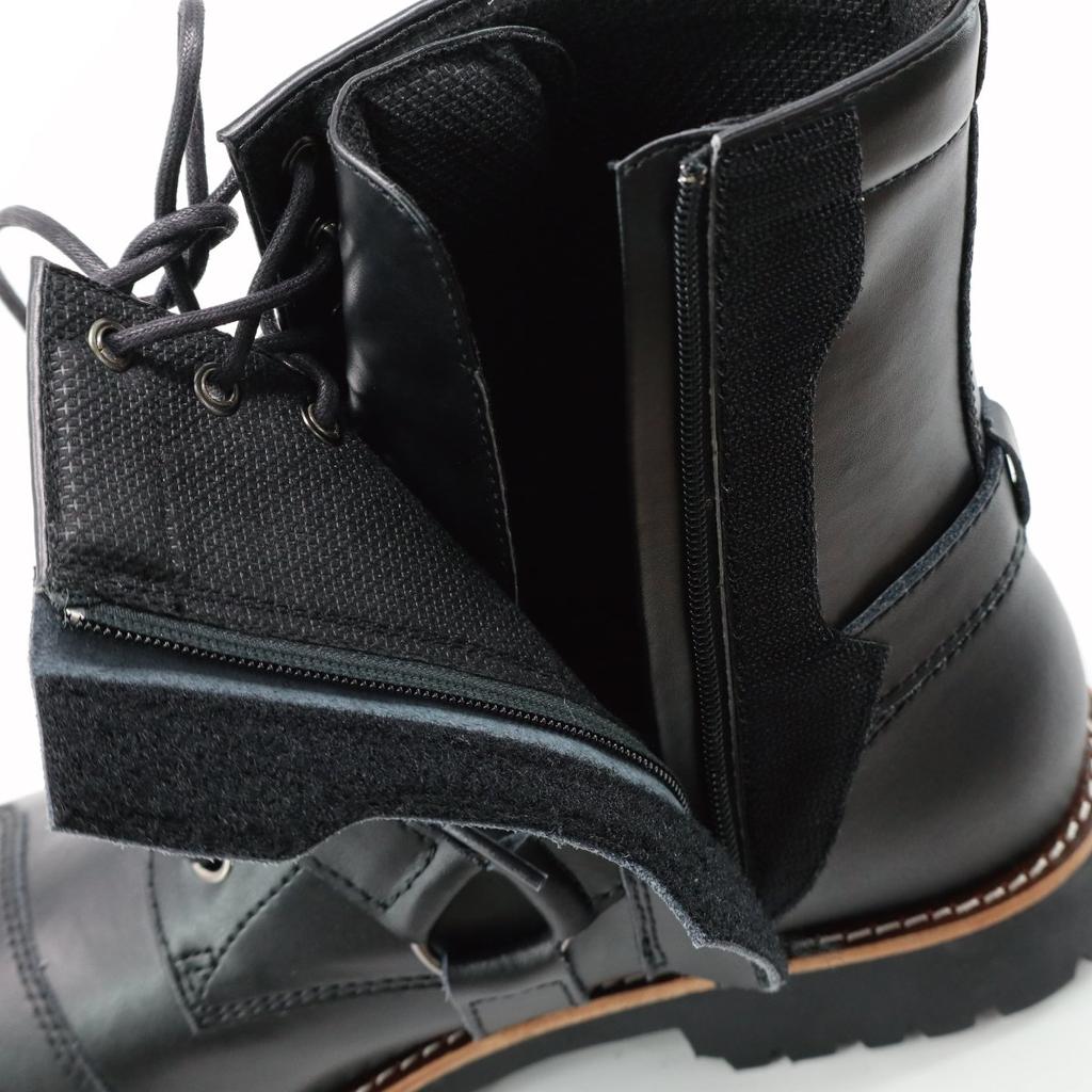 NANKAI Riding Size for Cowhide and Synthetic Leather Boots, Brown, 26.5, NTB-44, Motorcycles,