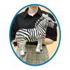 Yamani Zebra Plush Toy, Zebra, Approx. H310 X W110 X D330mm, 12462