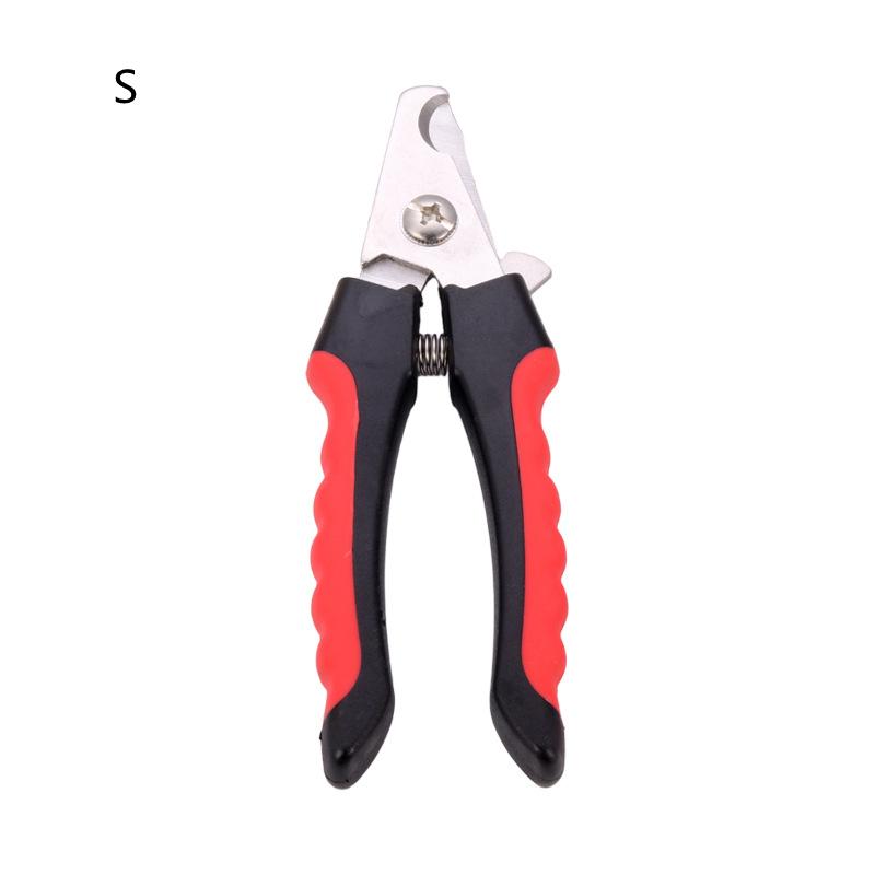 Kjæledyrhundkatt Profesjonell neglekutter i rustfritt stål pleie dyreneglesaksklippere Negleklipper for hundevalp og katt