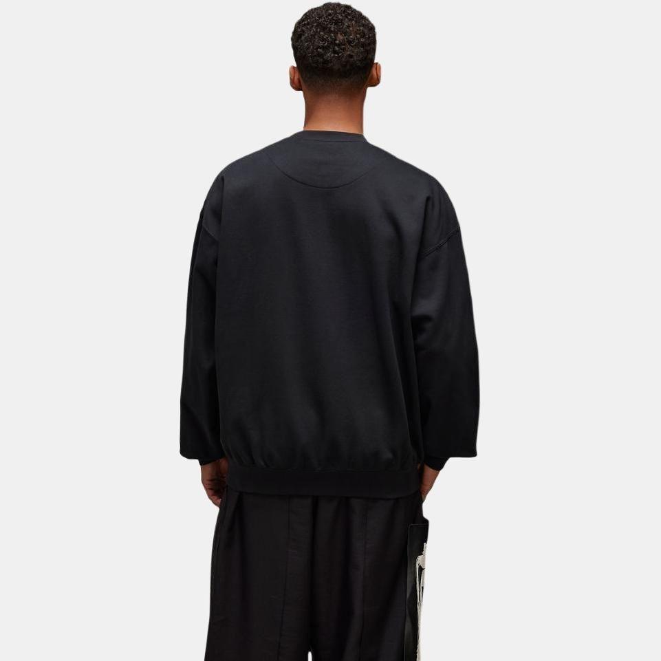 adidas Y-3 Graphic Crew Sweater Asia Sizing 'Black' Men's JN4881
