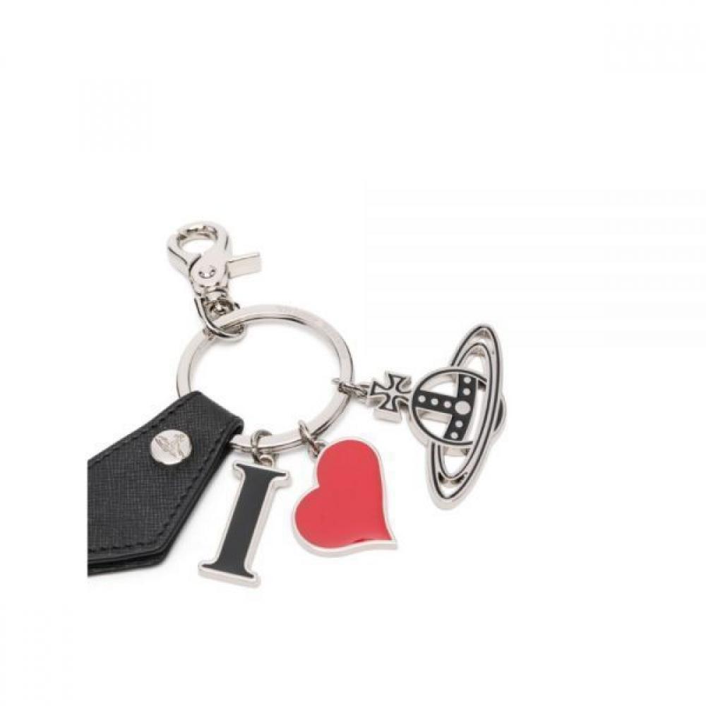 

Брелок Vivienne Westwood I Love Orb 110554664 Black single size