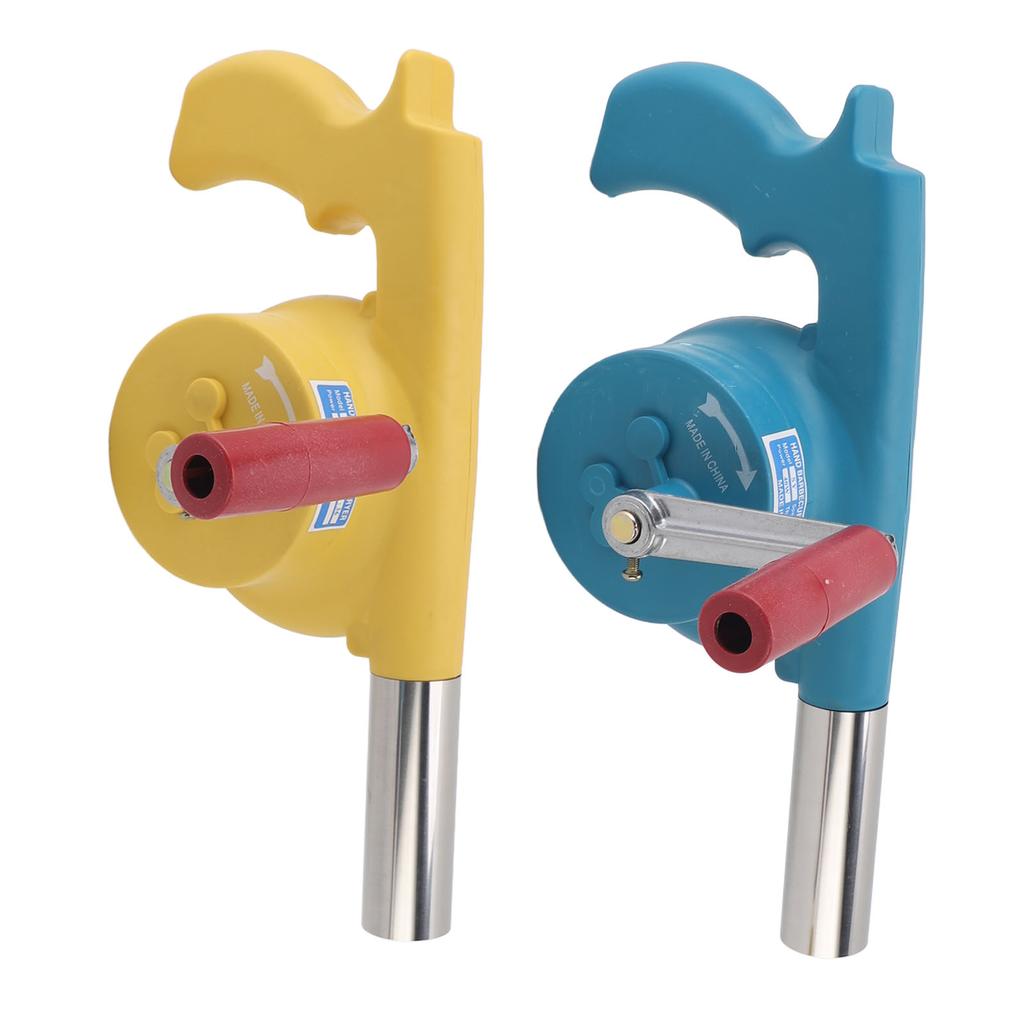 Hand Crank BBQ Fan Increase Firepower Portable Barbecue  Blower for Outdoor Camping Barbecuing