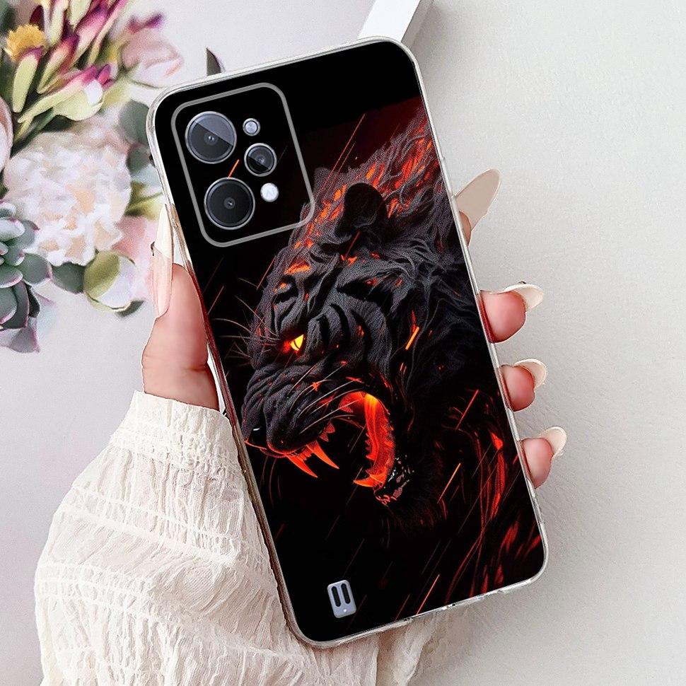 For Realme C31 Case Cute Butterfly Bear Cartoon Back Cover Phone Cases For Realme C 31 C31 4G RMX3501 RealmeC31 Soft Fundas