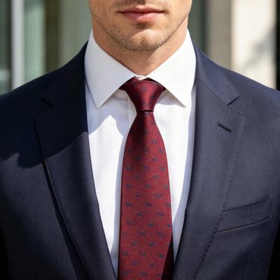 Men Tie Bright Color Multiple Pattern Design Suit Tie Versatile Business Trip Neckwear Outfit Accessory