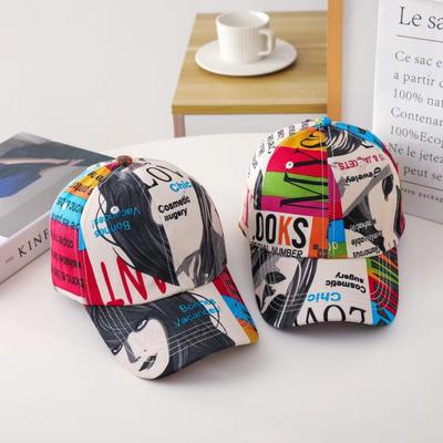 Men High Quality Graffiti Baseball Cap 2022 Women New European and American Best-selling Sunshade Leisure Hat Hip Hop Hat