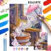 Dumbo Bathing Oil Paint Digital Painting Art Kit Handmade DIY Painting Kit Home Decor