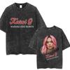 Hot Karol G Bichota Music Album Washed T Shirt Hip Hop Fashion Men Women Cotton Men Women Clothing Classi high quality soft tees