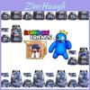 Roblox Rainbow Friends Rucksack-Set mit großer Kapazität mit Federmäppchen und Umhängetasche
