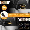 GemPro LED Door Mirror Turn Signals with Sequential Flowing Smoked Lenses for Honda Fit Shuttle Grace Odyssey and Vezel Hybrid Set of Vehicle