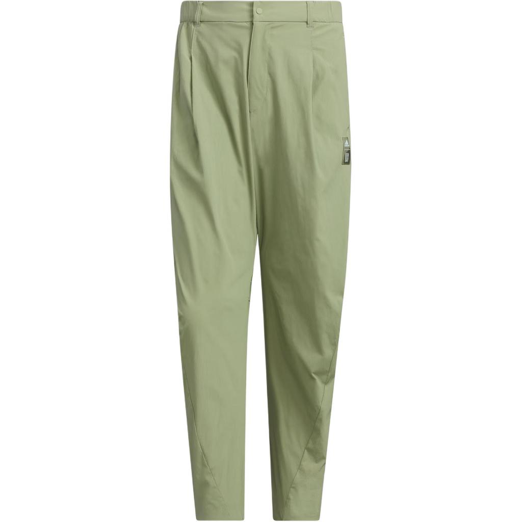 Adidas Bond Pants Solid Color Comfortable Stretch Woven Sports Casual Pants Men Pants Tent-Green JI8695