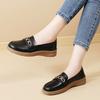 Women's Flats Loafers Driving Moccasins Casual Black Slip on Business Office Shoes Minimalist Shoes for Mother Large Size
