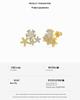 Minority Design S925 Sterling Silver Snowflake Zircon Earrings for Women