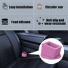 HZEL Car Seat Belt Buckle Holder, 2PCS Silicone Easy Access Vehicle Seatbelt Booster, Automotive Safetybelt Fixer Accessories To Make Buckling
