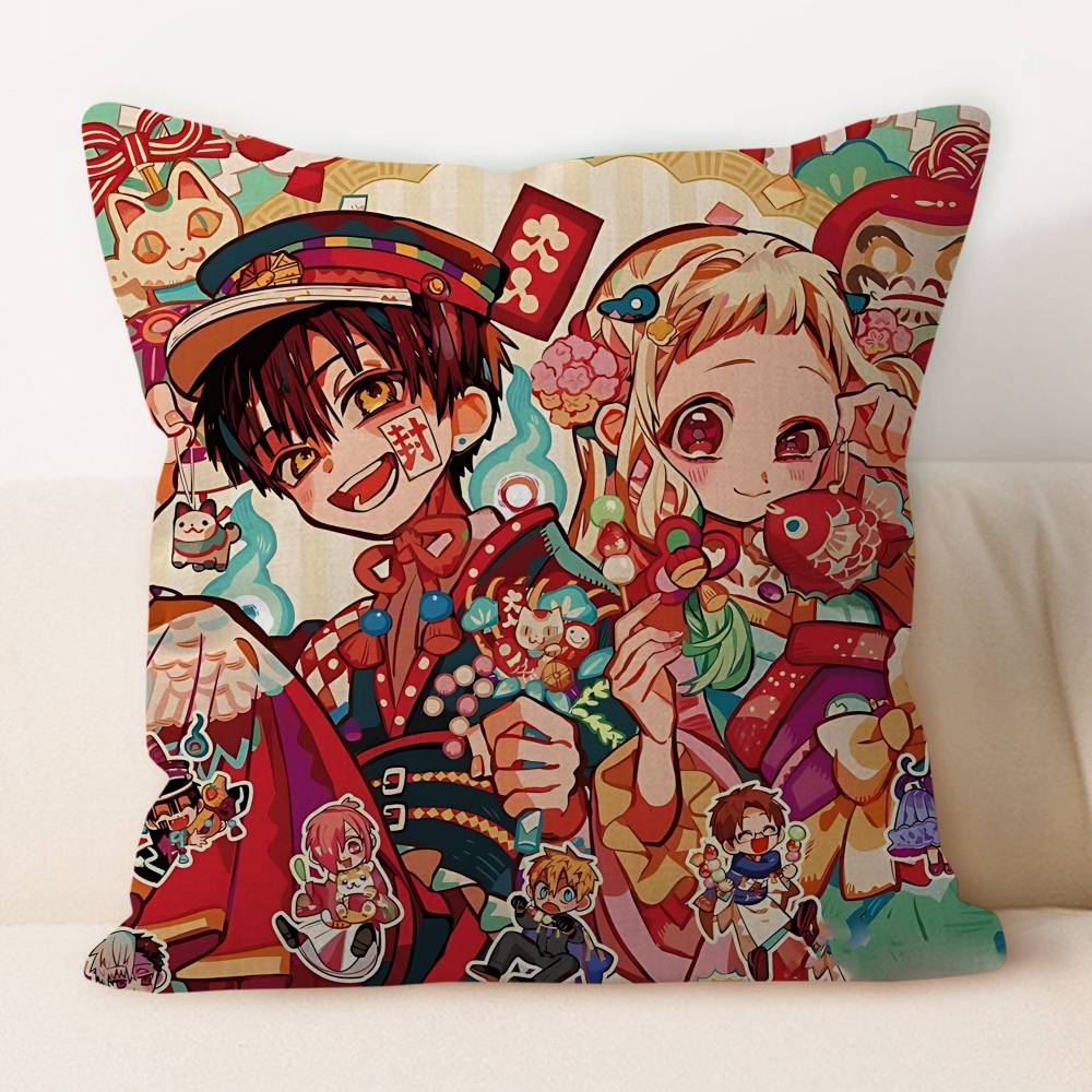H-Hanako-kun Kissenbezug Toon Geschenk Kissenbezug Schlafzimmer Zuhause Sofa Stuhl Sitz Dekor Kissenbezug