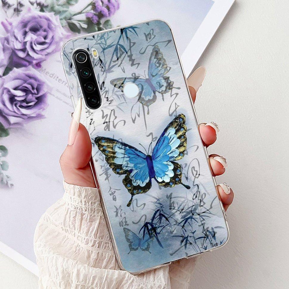 6,3" Silikonowe Etui Dla Xiaomi Redmi Note 8 Miękkie TPU Z Uroczy Wzorem Pokrowiec Etui Dla Redmi Note 8 Note8 Ochronna Obudowa Zderzak