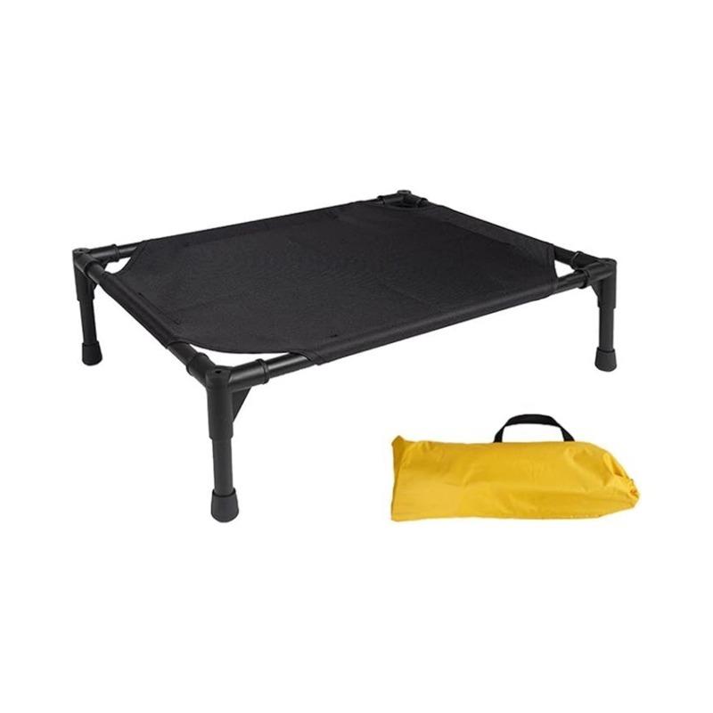 Durable Portable No-Slip Dog Cots Beds Mesh Heat-resistance Elevated Pet Bed Indoor & Outdoor Pet Hammock Camp Bed