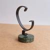Watch Display Stand Marble Base Metal C Shape Holder Anti Slip Jewelry Wristwatch Rack Watch Collection Storage Show