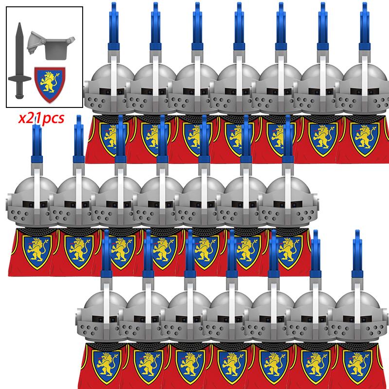 

MOC Средневековье Рыцари Солдаты Крестоносцы Римские Спартанские Воины Фигурки Экшн Строительные Блоки Кирпичики детские Игрушки подарки