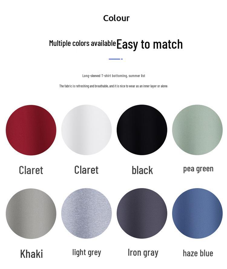 Men's Trendy Long Sleeve T-Shirt - Spring/Autumn 2025