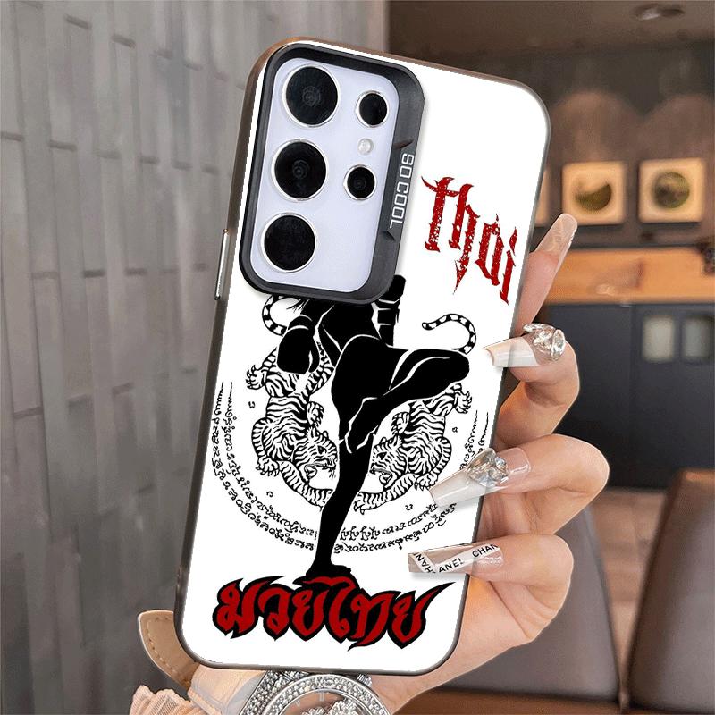 Muay Thai Fight Boxing Soft Phone Case for Samsung A17 A16 A15 A14 A13 A57 A56 A55 A54 A53 A37 A36 A35 A34 A33 A26 A25 A24 A23 A