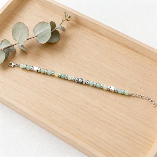 Inspirational Healing Bracelets Gifts for Women, Sunflower Natural Stone Beads Bracelet, Adjustable Cord Jewelry for Birthday, Anniversary Gifts