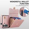 Crossbody Shoulder Strap Wallet Credit Card Solt Case for Samsung Galaxy A14 A54 A53 A73 A13 A52 S23 Ultra S22 Plus S21 Cover