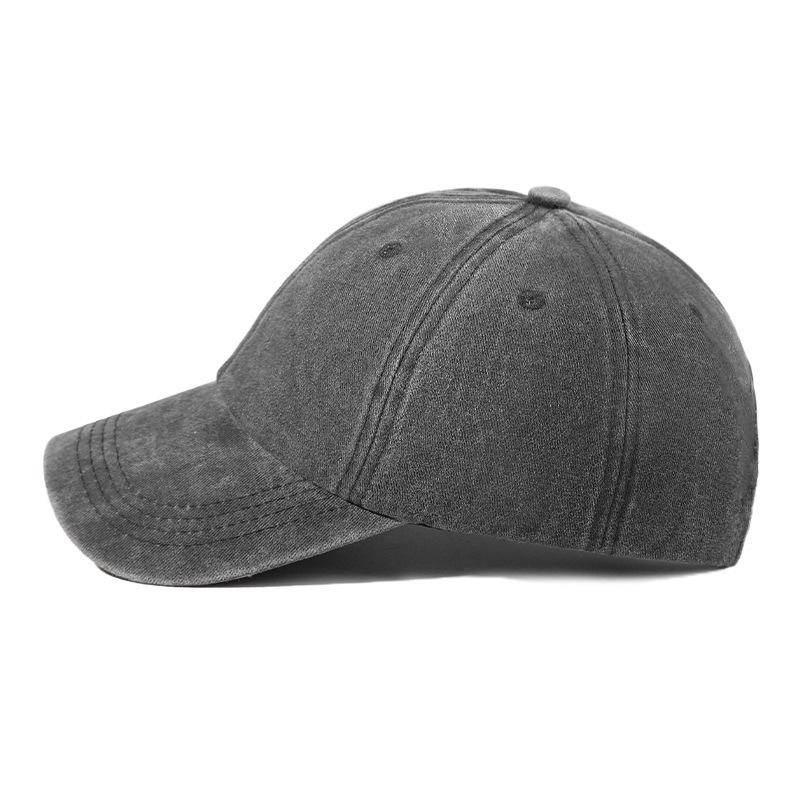 Vintage Duckbill Cap with Guitar Embroidery - Casual, Versatile Wide Brim Sun Hat