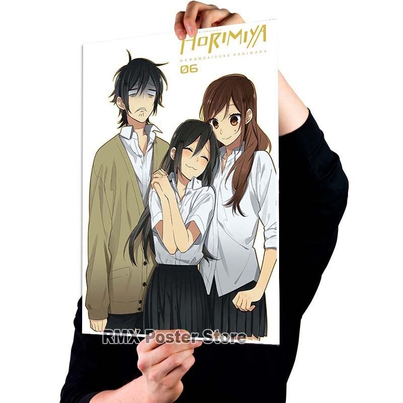 White Coated Paper Japanese Anime Horimiya Posters High Quality Print Poster Home Decor DIY Living Room Bar Decoration Painting
