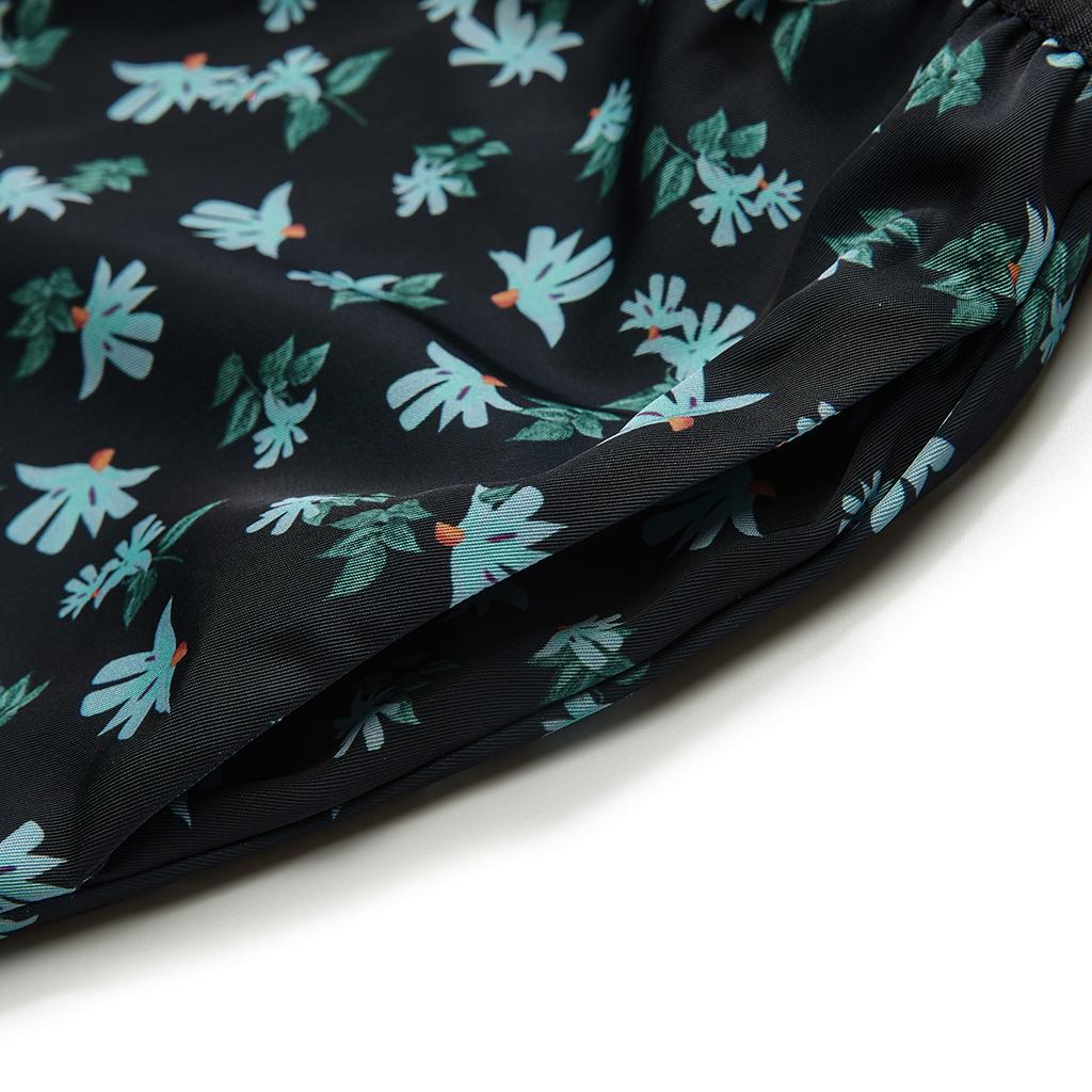 FILA All Over Print Woven Straight Leg Casual Pants Women bottoms F11W328801AZA