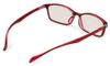 ESCHENBACH Bifocal Reading Glasses, Blue Light Blocking, PC Viewer, Clear Red, +2.5 Degrees, 2993-1225