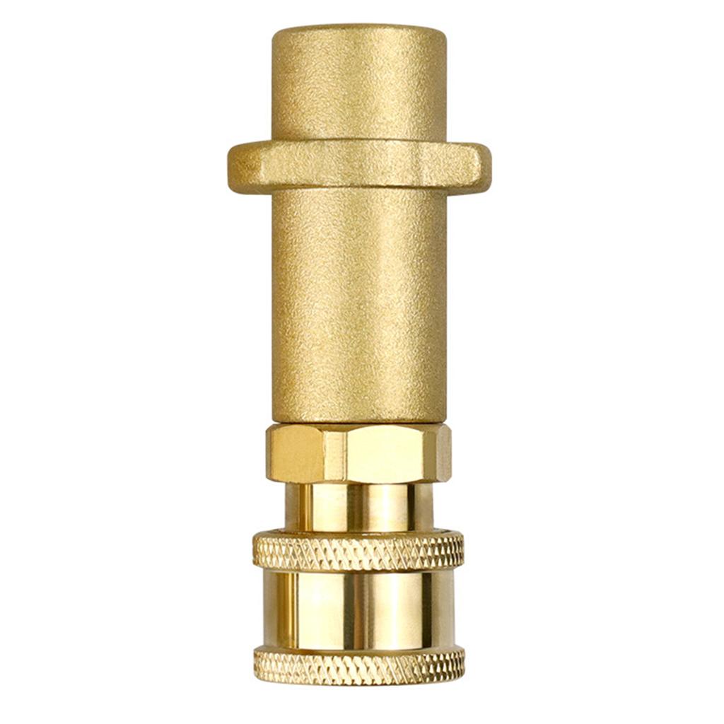 High Pressure Washer Adapter Brass 1/4Inch Connector Quick Insert for K2 K3 K4 K5 K6 K7 Pressure Washer Foam Nozzle