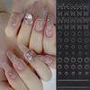 French Manicure Strip Nail Forms Fringe Tip Guides Sticker Diy Snowflake Heart Butterfly Nail Art Tips Stencil Strips Nail Tools