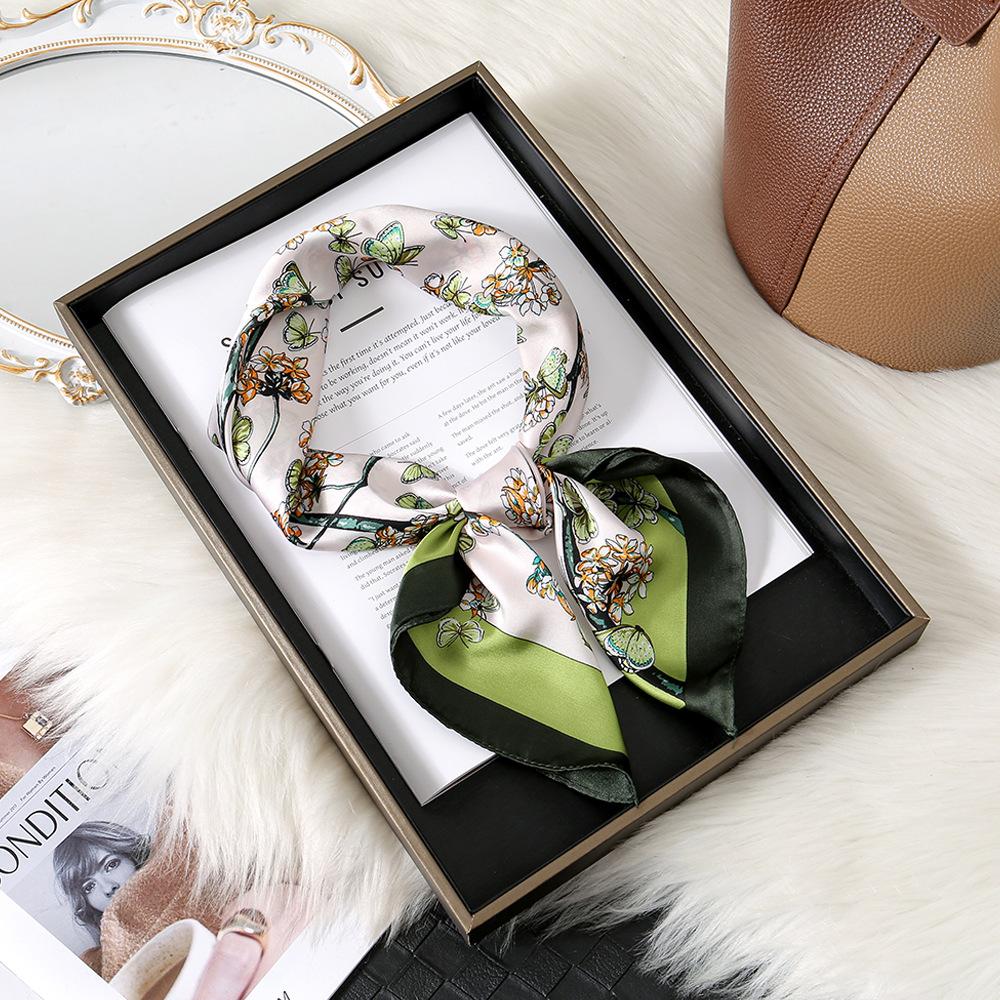 

70*70 см роскошные аксессуары напечатанный квадратный шарф женский платок повязка на голову шейный платок хиджаб женская повязка на голову фуляр сумка лента 70*70cm