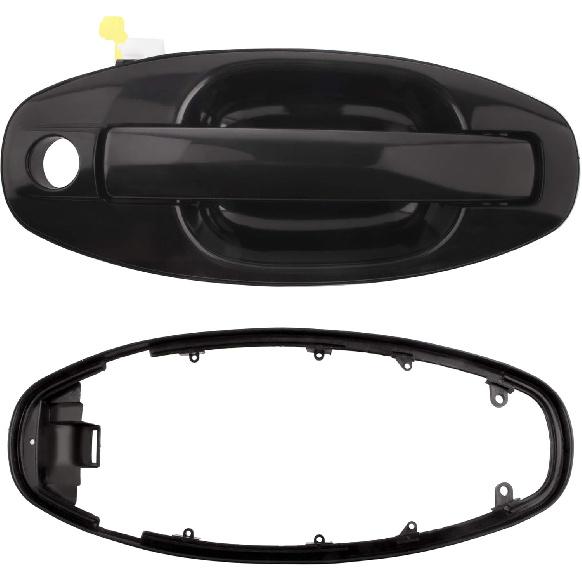 BOXI Front Right Passenger Side Exterior Outside Door Handle Fits for Hyundai Santa Fe 2001 2002 2003 2004 2005 2006 (Replaces 82660-26000