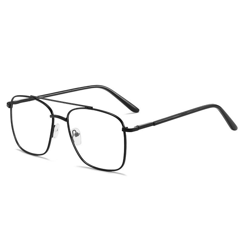

JYL TS Metal Double Bridge Glasses Blue Light Blocking Daily Wear Unisex JYRG1950B A-2807 соник серебряного