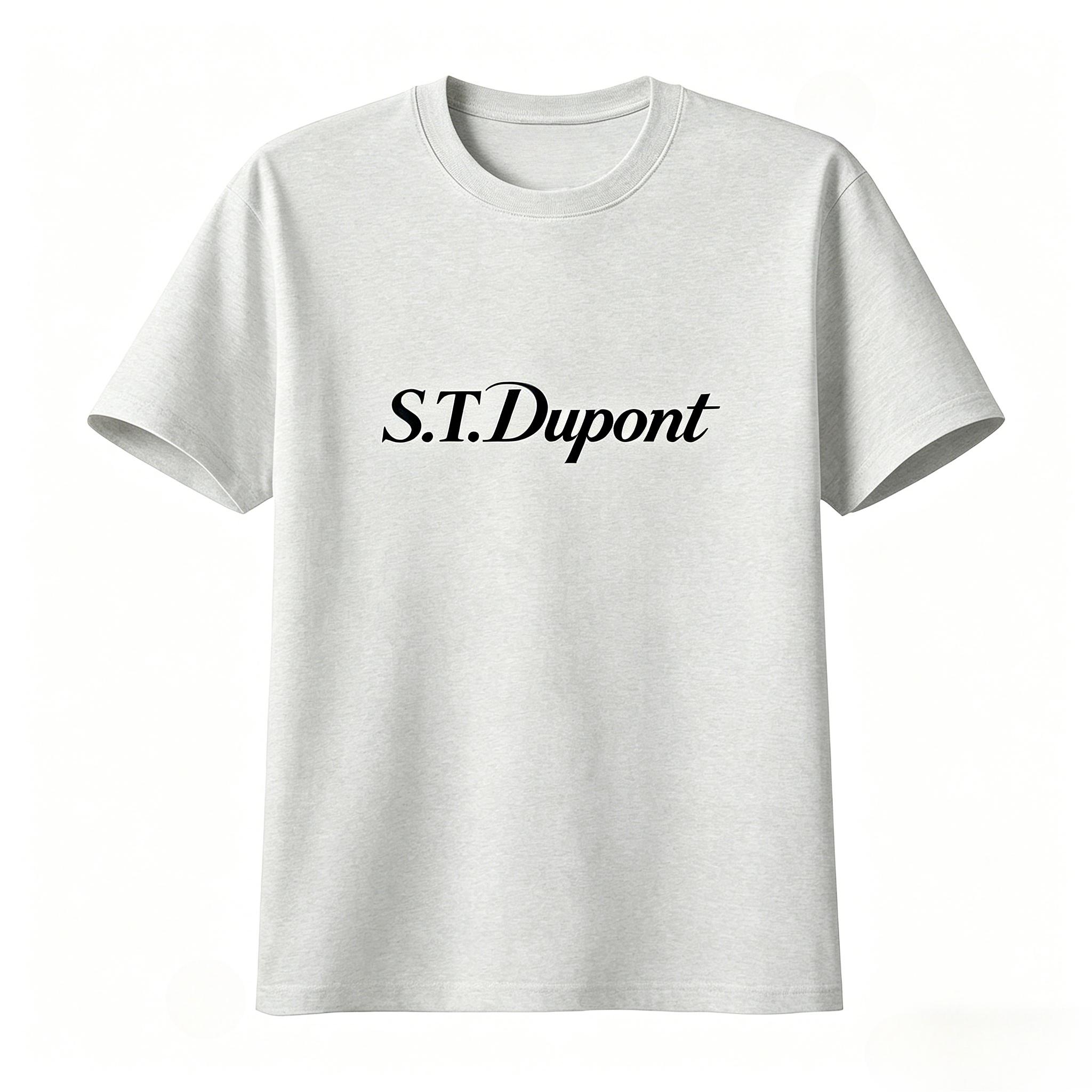 

STDupont Fashionable Printed Pure Cotton Tshirt High Quality Streetwear Unisexs Clothing and Womens 2026 Summer New T Shirt 4XL