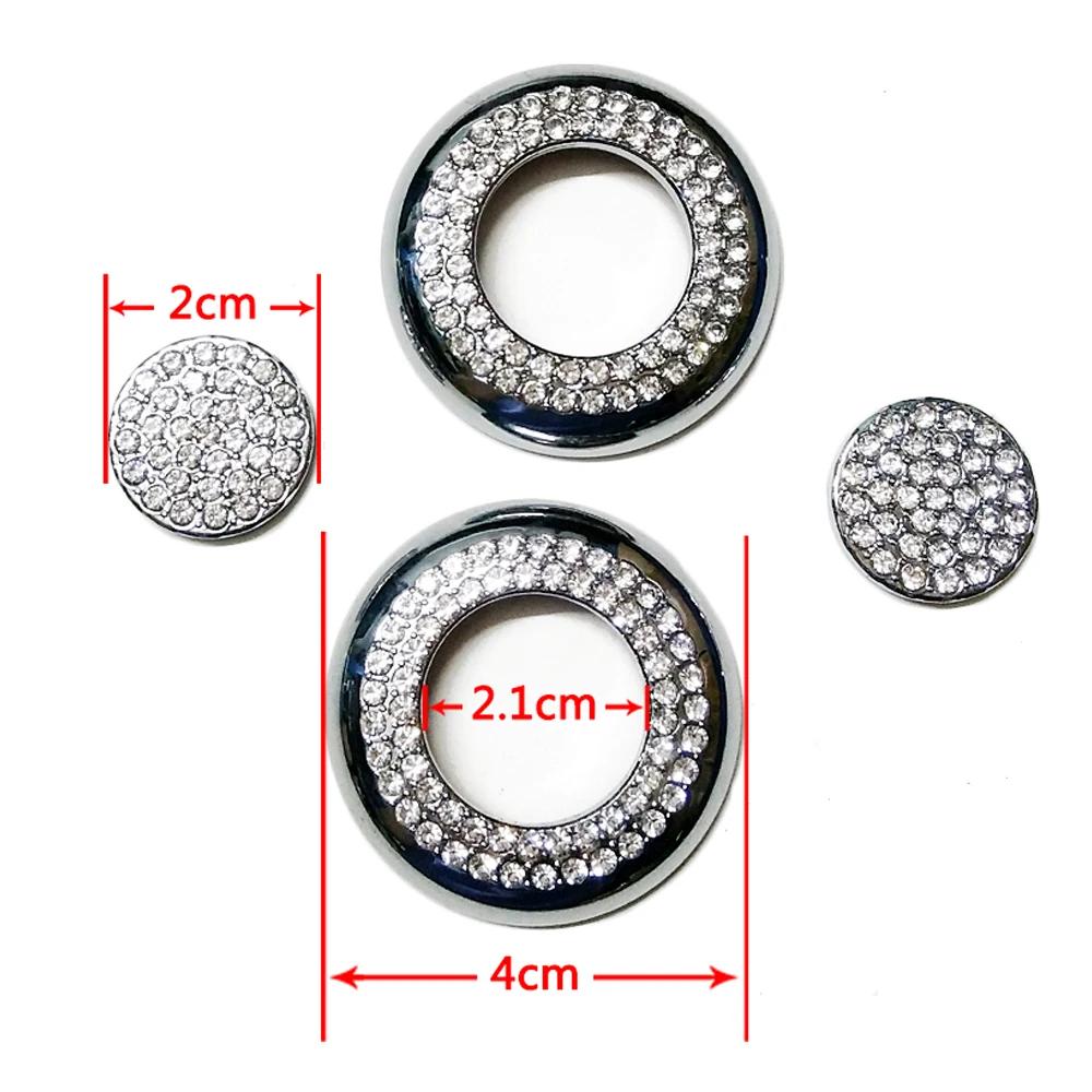 

Для Mercedes Benz C Class W205 2015-2018 Кнопка переключения регулировки подголовника Модификация Наклейка с отделкой из искусственных хрустальных бриллиантов серебряный