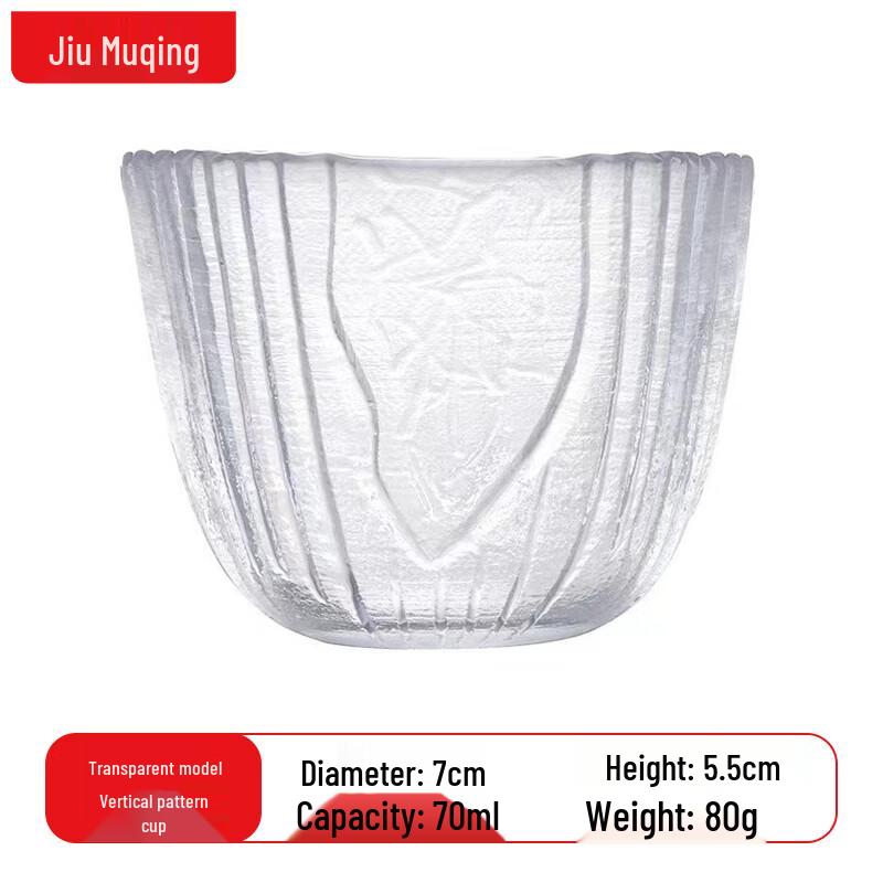 JIUMUQING Glass Kung Fu Teacups