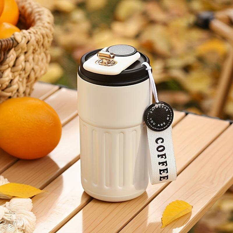 1pc Vintage Coffee Cup | Portable Insulated Travel Mug for Men and Women, 316 Stainless Steel Leakproof Lid, Keeps Drinks Hot or Cold for Hours