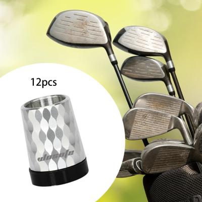 12x Golf Iron Ferrules End Caps Replacement Club Repair Covers Taper Tip Adapter for Men Women