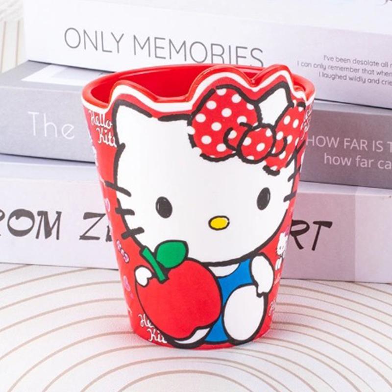 Hello Kitty Cute Mouthwash Cup Tooth Cylinder Couple Toothbrush Cup Plastic Household Cups My Melody Cartoon Milk Drinking Cup