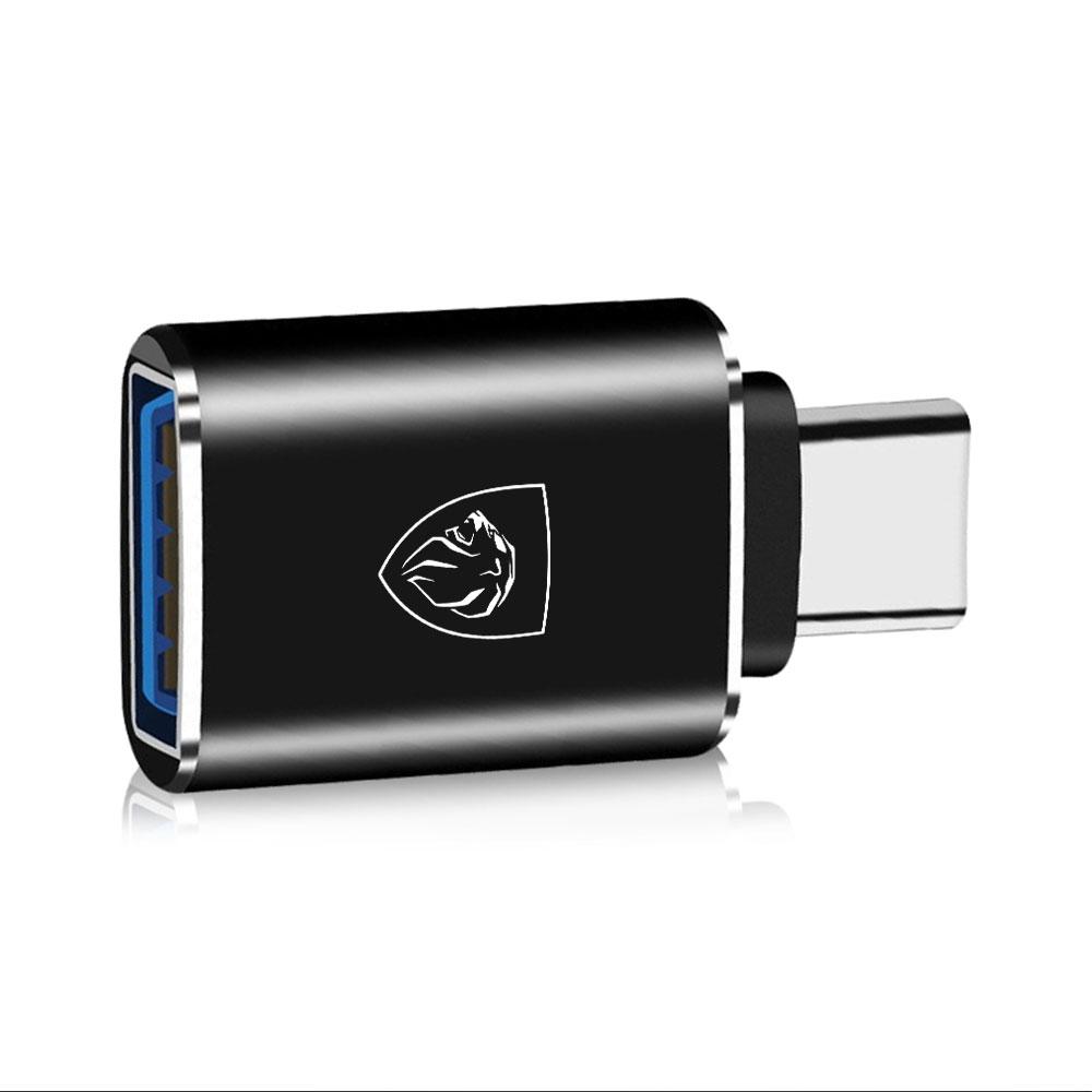 Car Type-C To USB Adapter Charge Interface Converter Phone Charger For Peugeot 206 207 208 306 307 308 508 408 107 2008 3008 Key