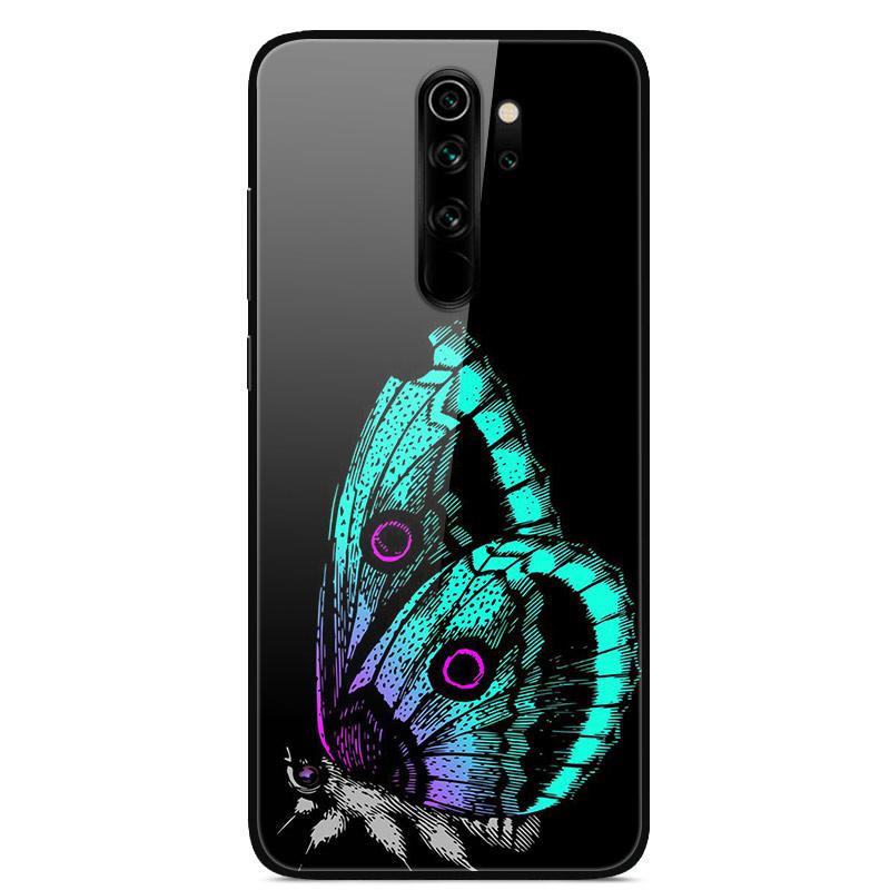 For Xiaomi Redmi Note 8 Pro Case Tempered Glass Fashion Lovely Phone Cases for Redmi Note 8 8T Note8 8Pro Back Cover Funda Coque